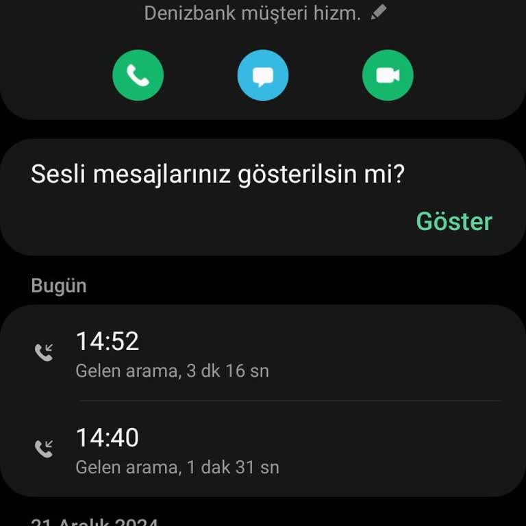 Denizbank'ın Sürekli Aramaları Ve Kötü Hizmet Deneyimi