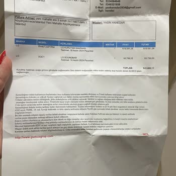 Teslim Edilmeyen Kurutma Makinesi