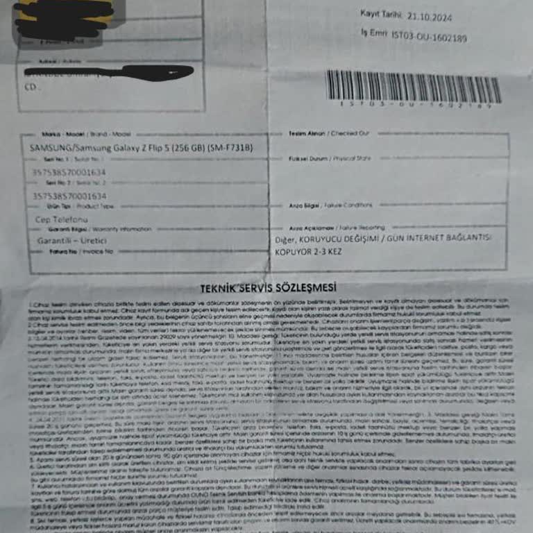 Samsung Galaxy Z Flip5 Ekran Sorunları Ve Değişim Mücadelesi