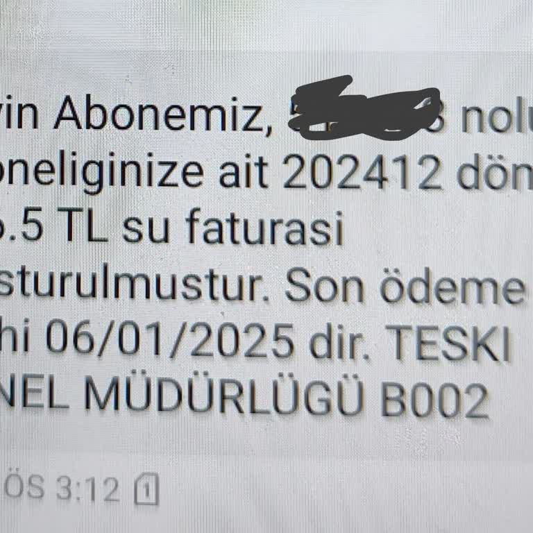Engelli İndirimi Olmasına Rağmen Yüksek Su Faturası Şoku