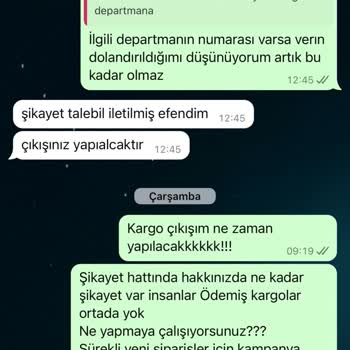 Teslim Edilmeyen Sipariş Ve Müşteri Hizmetleri Sorunu