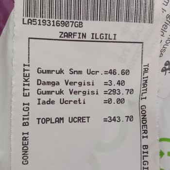 Yanlış Gümrük Vergisi Uygulaması Hakkında Şikayet