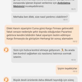 Teslimat Sorunu Ve Yetersiz Müşteri Desteği