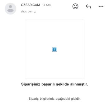 Beklenen Siparişin Gecikmesi