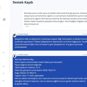 Telefon Kullanım Detaylarına Erişememe Sorunu
