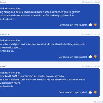 Telefon Kullanım Detaylarına Erişememe Sorunu