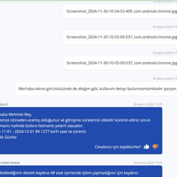 Telefon Kullanım Detaylarına Erişememe Sorunu