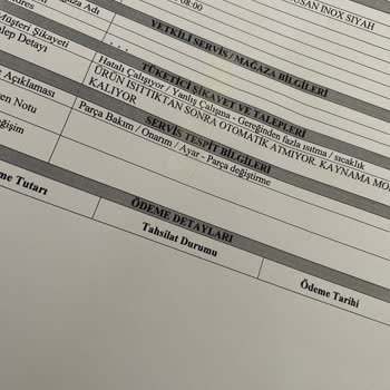 Homend Royaltea 1708H Model Çaycıda Sensör Sorunu