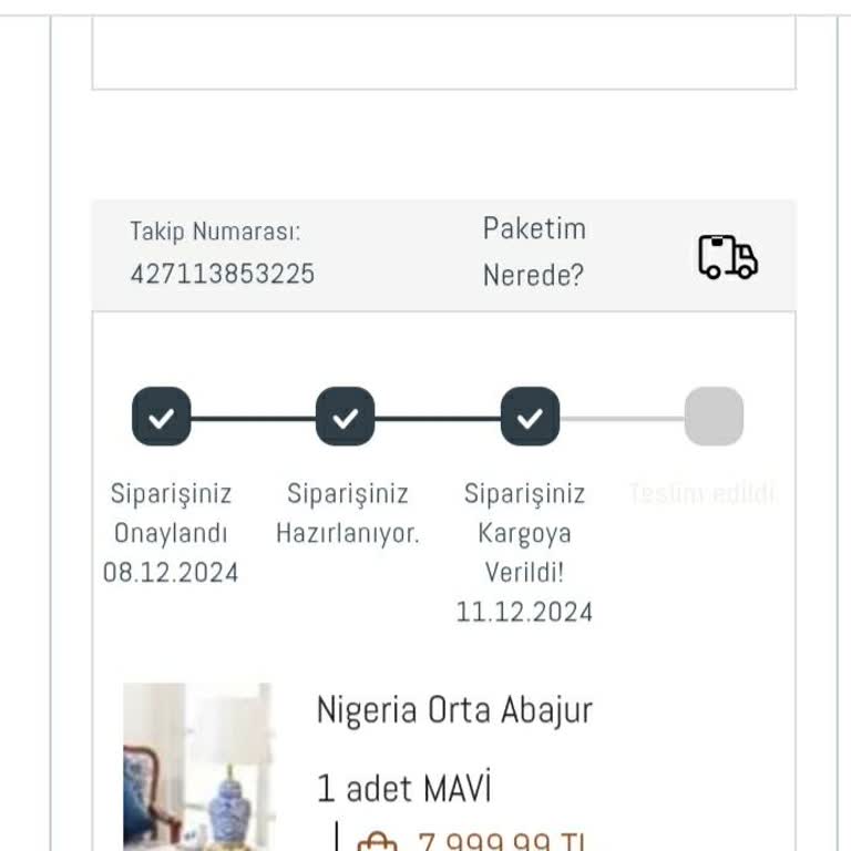 Eksik Teslimat Ve İletişim Sorunları