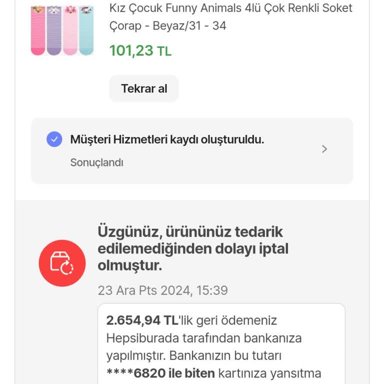 Hepsiburada Ve Penti Arasında Kayıp Sipariş Krizi