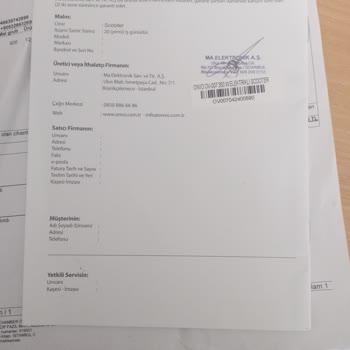 Onvo Scooter: Menzil Ve Servis Hayal Kırıklığı