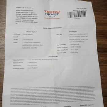 Yeni Alınan Lenovo Bilgisayar Arızası