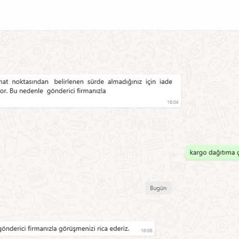 Teslim Edilmeyen Kargo Ve Yanıltıcı Bilgilendirme