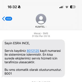 Kumtel Ocak Sorunları Ve Yetersiz Servis Hizmeti