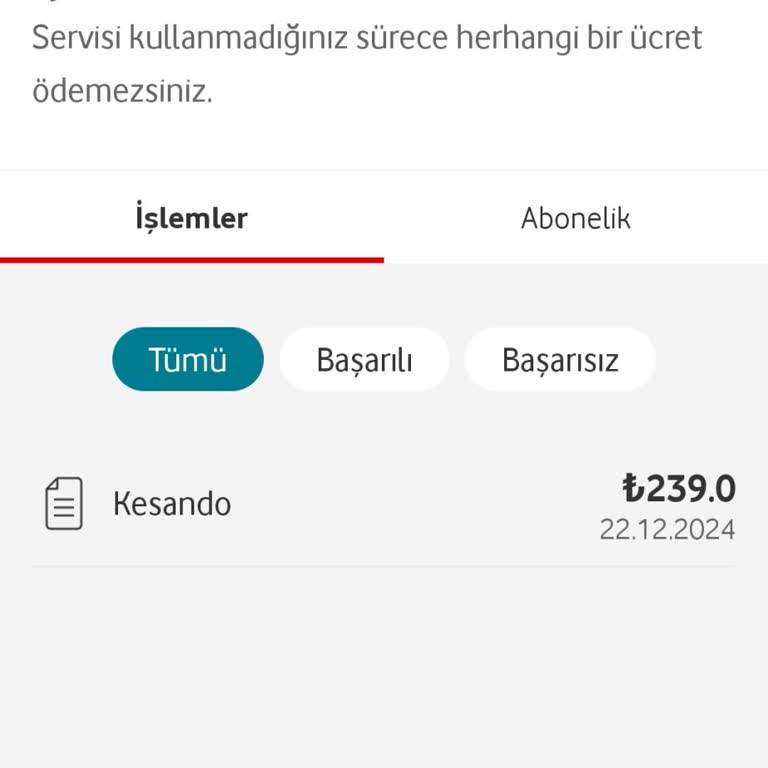 İzinsiz Mobil Ödeme Şikayeti