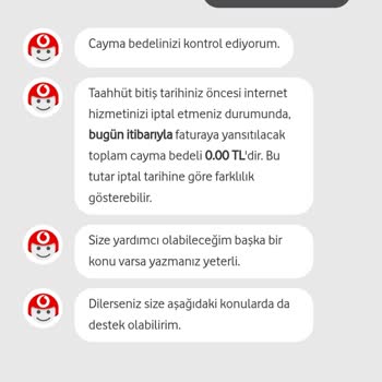 Vodafone Cayma Bedeli Sürprizi: 0 TL Den 1312 TL Ye