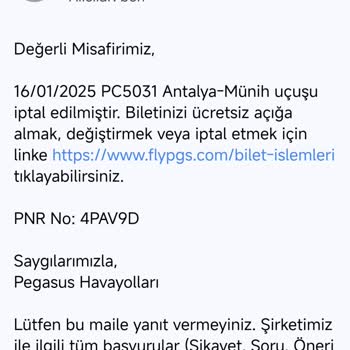 İptal Edilen Uçuş Ve Kesinti Sorunu