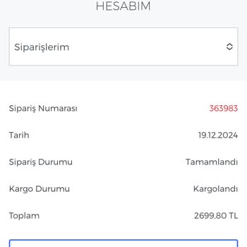 Yanlış Ürün Gönderimi Ve Mağduriyet Talebi
