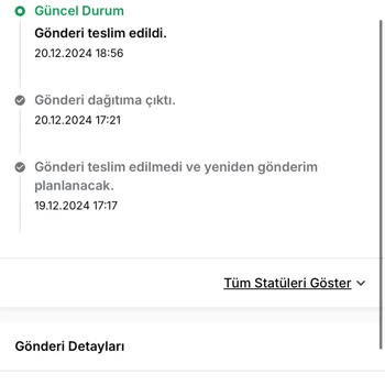 Teslim Edilmemiş Kargo Sorunu