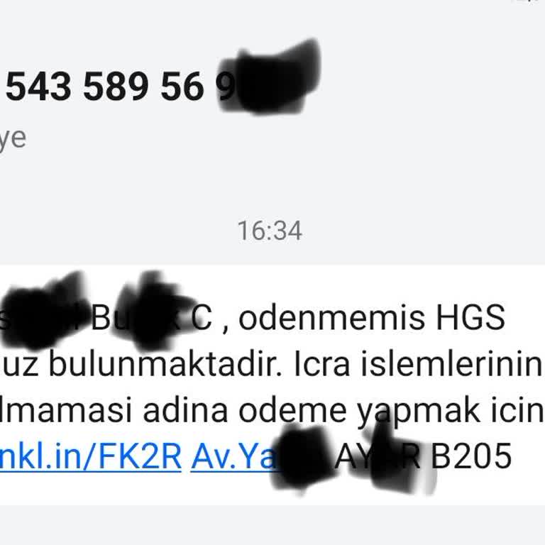 HGS Borcu Ve Kimlik Güvenliği Endişesi
