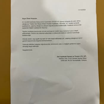 Ayakkabı İadesinde Müşteri Hizmetleri Fiyaskosu