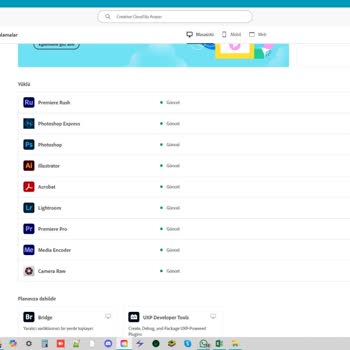 Adobe Creative Cloud Erişim Sorunu İşimi Aksatıyor