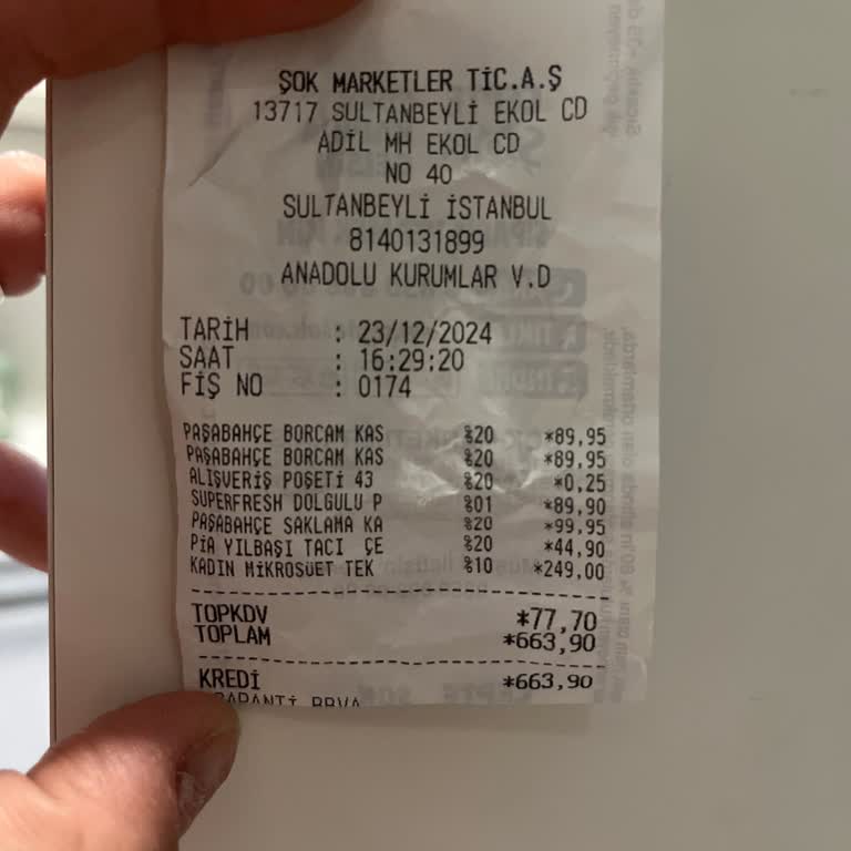 Sultanbeyli Şok Market'te Müşteri Hatasının Bedelini Ödetme Çilesi
