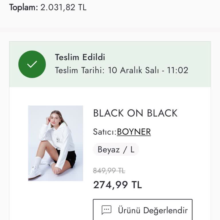 Eksik Ve Kirli Ürün Teslimatı Sorunu