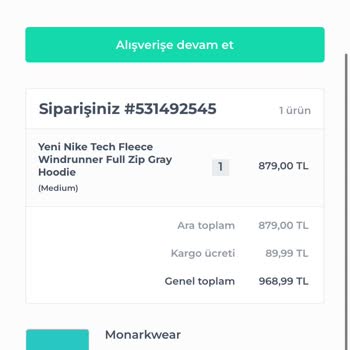 Teslim Edilemeyen Sipariş Ve Tekrar Gönderim Talebi