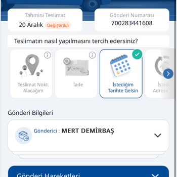 Teslim Edilemeyen Sipariş Ve Tekrar Gönderim Talebi