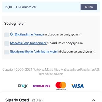 D&R Puan Kullanım Sorunu