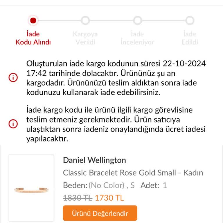 Konyalı Saat Yanlış Adres Ve İade Sorunu: Ne Ürün Ne Para