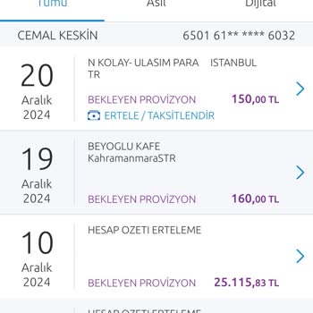 Kredi Kartı Erteleme İşlemi Sonrası Ekstra Faiz Sorunu