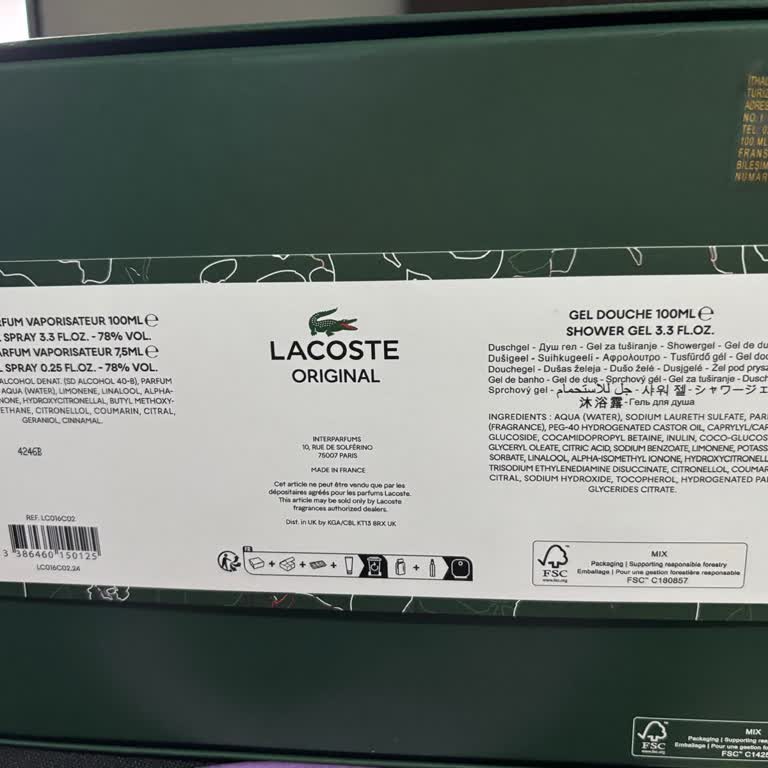 Lacoste Parfüm Seti Orijinalliği Şüpheli