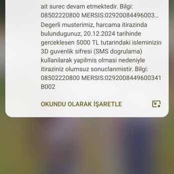PTT Kargo Dolandırıcılığı Ve Denizbank  İtiraz Sorunu