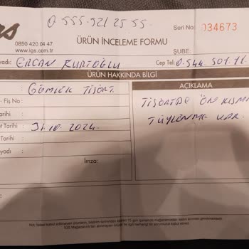 Gömleklerde Tiftiklenme Sorunu Ve Mağaza İlgisizliği