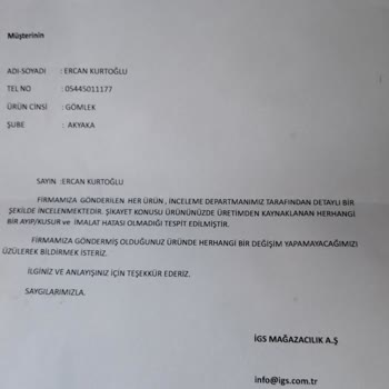 Gömleklerde Tiftiklenme Sorunu Ve Mağaza İlgisizliği