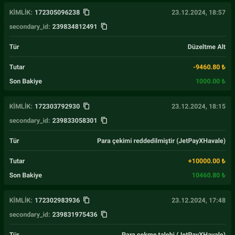 Betparex Hesap Kilitlenmesi Ve Bakiye Sorunu