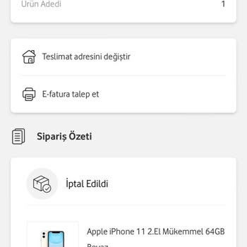 Faturaya Yansıyan İptal Edilmiş Telefon Ücreti