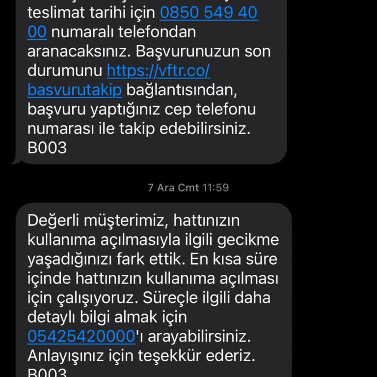 Vodafone'a Geçişte 20 Günlük Bekleyiş
