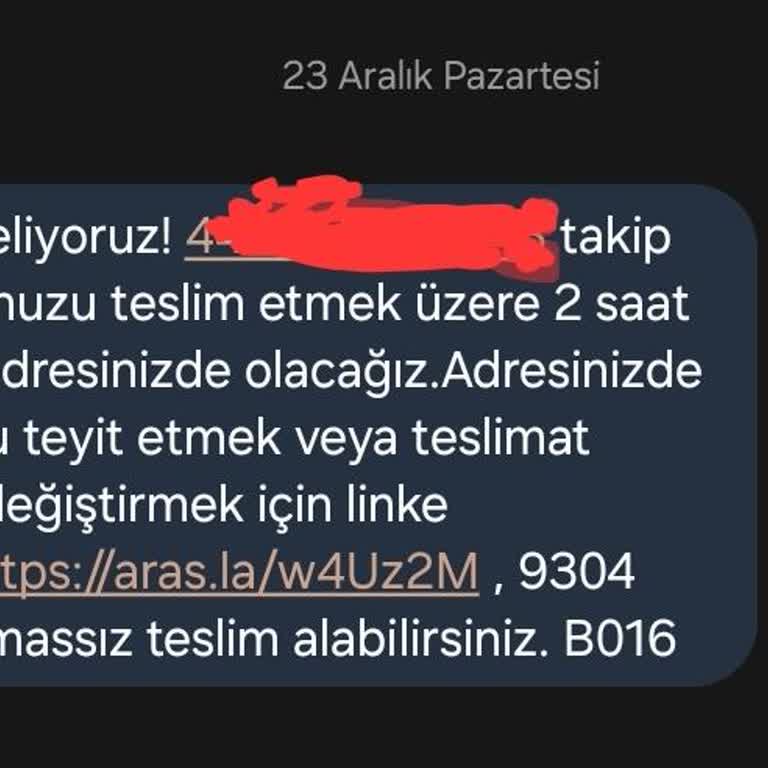 Kargo Teslimatında Zamanlama Sorunu Ve Yanıltıcı Mesajlar