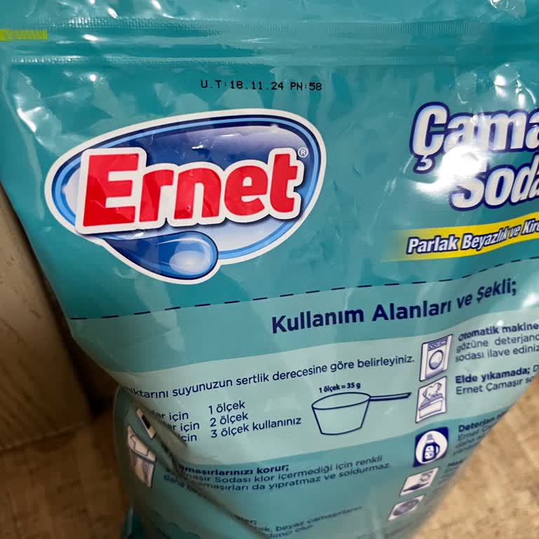 Ernet Çamaşır Sodası: Paketten Gelen Yoğun Koku Şikayeti