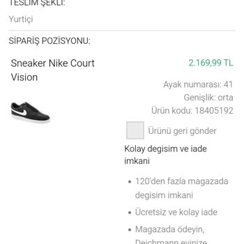 Deichmann Nike Ayakkabımda Deri Soyulması Ve Kırılma Sorunu!