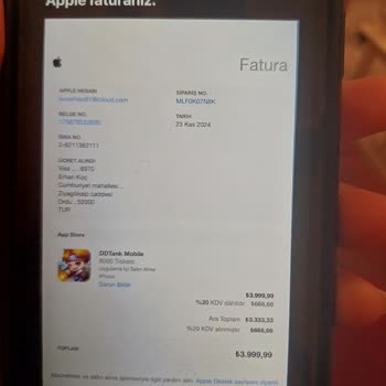Apple Store'dan Bilgim Dışında Para Çekildi İade Yok