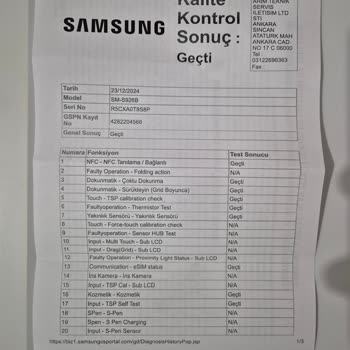 Samsung Telefon Sorunu: Çözüm Beklerken Hayal Kırıklığı