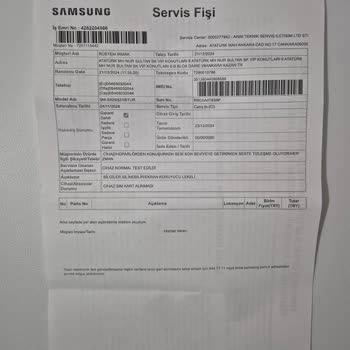 Samsung Telefon Sorunu: Çözüm Beklerken Hayal Kırıklığı