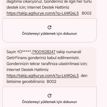 AGT Kurye İle Teslimat Sorunu