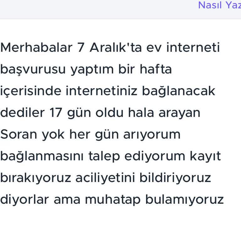 İnternet Bağlantısı İçin Uzayan Bekleyiş