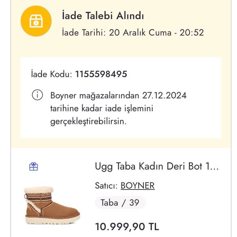 Boyner İade Sürecinde Yaşanan Zorluklar