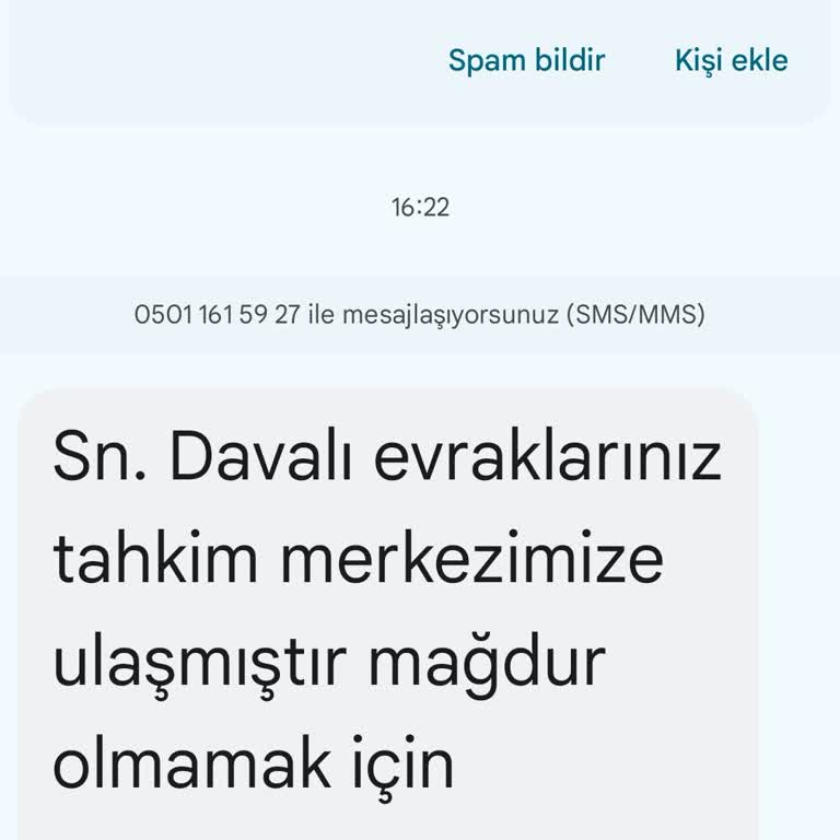Yanıltıcı Hukuk Mesajlarıyla Mağduriyet Uyarısı